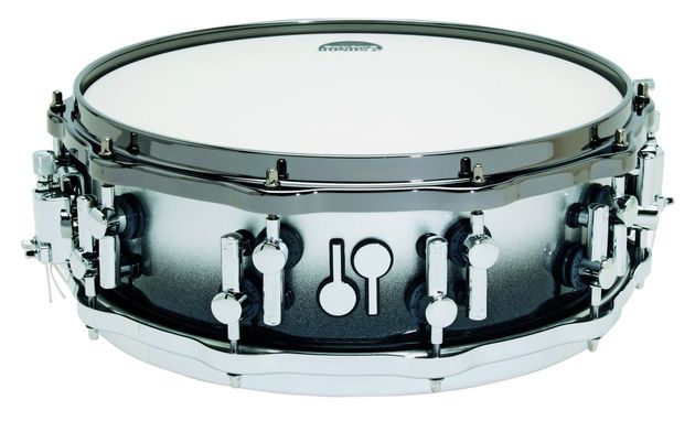 The Sonor twin beater logo badge replaces the square label of the previous top Designer Series